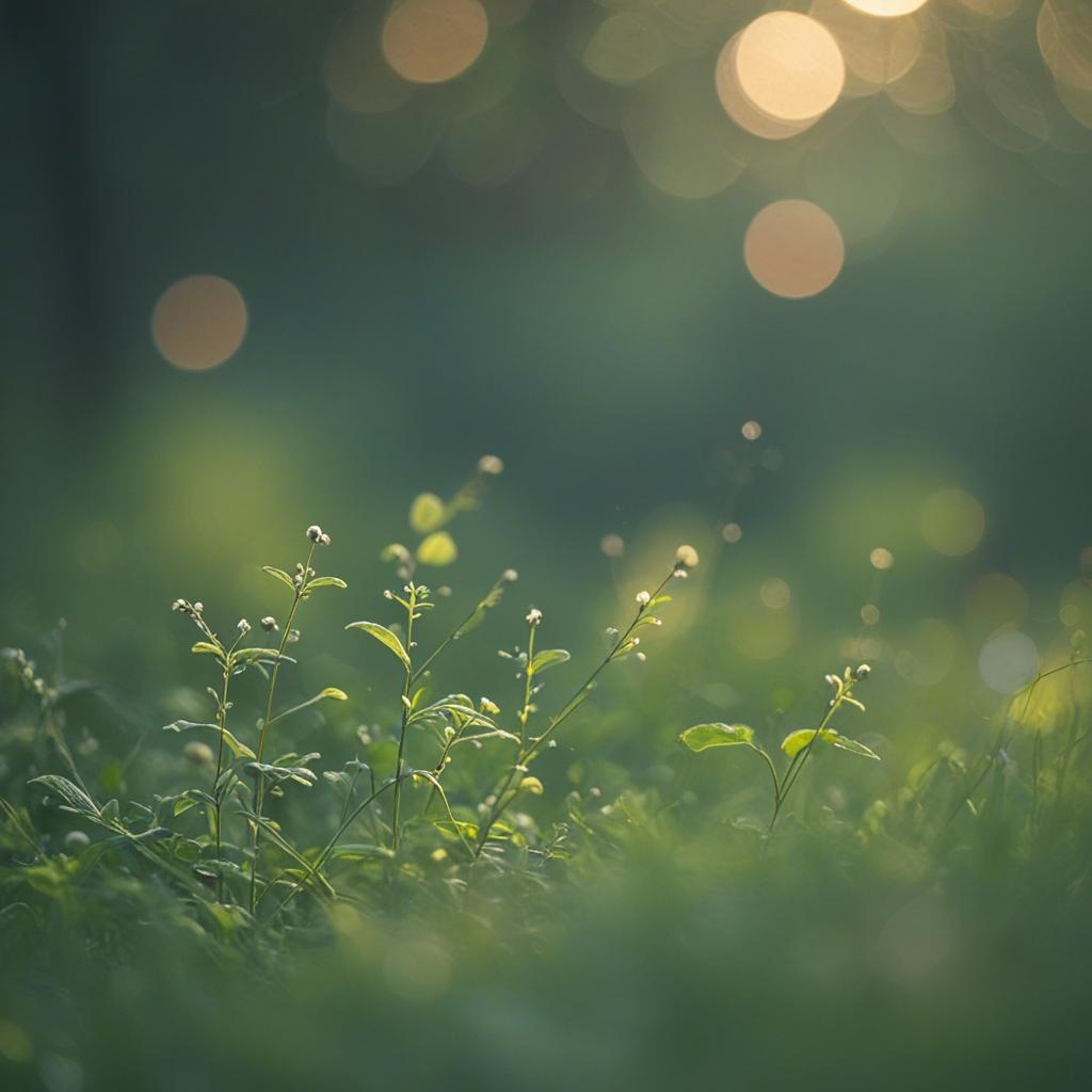 Golden light highlights creatures in a natural landscape.
