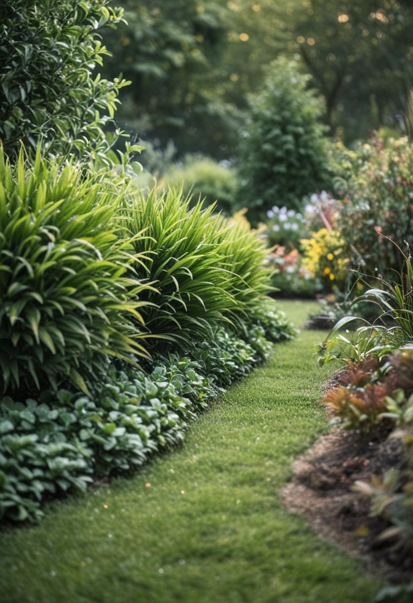 Vibrant plants for cozy backyard landscaping.