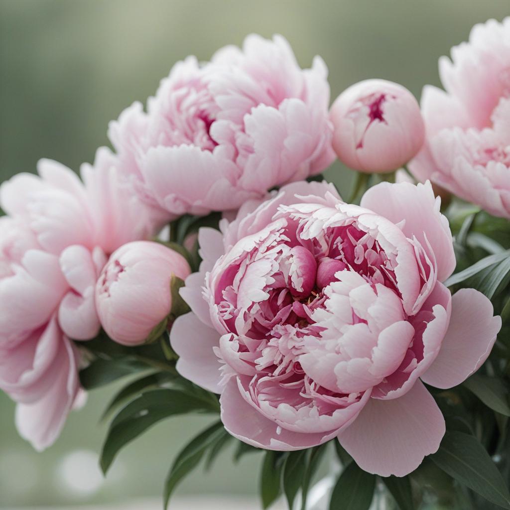 peonies bouquet