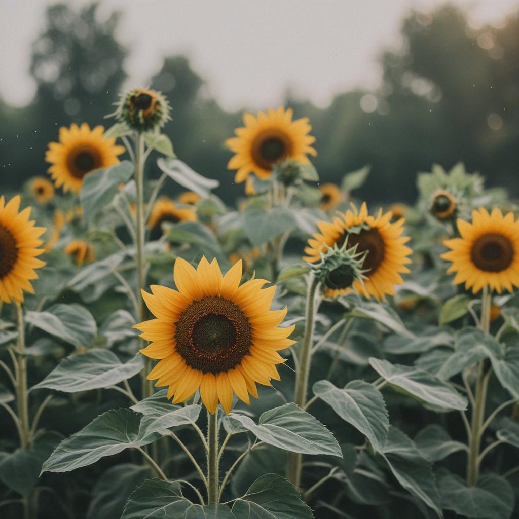 sunflowers aesthetic